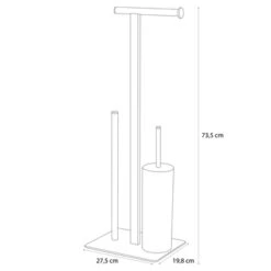 Sealskin Toiletrek Square Metaal Chroom -InterieurKunst Verkoopwinkel 123 15158