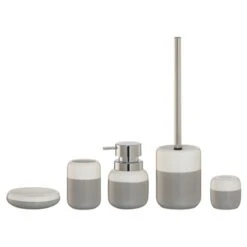 Sealskin Toiletborstelhouder Sphere Lichtgrijs Keramiek -InterieurKunst Verkoopwinkel 123 15163