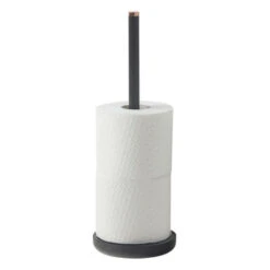 Tiger Reserverolhouder Urban Zwart Staand 13 Tiger Reserverolhouder Urban Zwart Staand -InterieurKunst Verkoopwinkel 123 15168