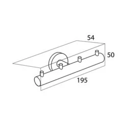 Tiger Haak Boston 4-delig RVS -InterieurKunst Verkoopwinkel 123 15190