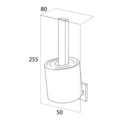 Tiger Reserverolhouder Items Hangend RVS -InterieurKunst Verkoopwinkel 123 15221