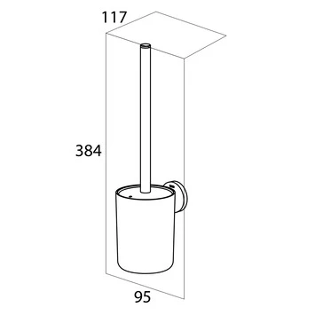 Tiger Toiletborstelhouder Urban Hangend Wit 11 Tiger Toiletborstelhouder Urban Hangend Wit - Afbeelding 11