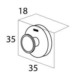 Tiger Haak Urban Klein Zwart -InterieurKunst Verkoopwinkel 123 15285