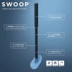 Tiger Toiletborstelhouder Tess Staand Zwart/antraciet -InterieurKunst Verkoopwinkel 123 15299