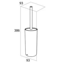 Tiger Urban Toiletborstelhouder Wit -InterieurKunst Verkoopwinkel 123 15414