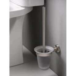Haceka Toiletborstelhouder Kosmos Tec Hangend RVS Met Matglazen Pot 5 Haceka Toiletborstelhouder Kosmos Tec Hangend RVS Met Matglazen Pot -InterieurKunst Verkoopwinkel 123 15430