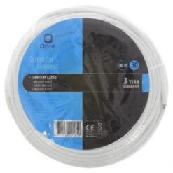 Q-Link UTP Kabel CAT5 AWG26 50 Meter Wit -InterieurKunst Verkoopwinkel 123 1552