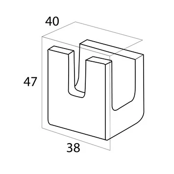 Tiger Haak Ontario Groot Chroom 2 Tiger Haak Ontario Groot Chroom - Afbeelding 2