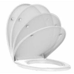 Allibert Lenti WC Bril Wit Met Softclose Kunststof -InterieurKunst Verkoopwinkel 123 15571