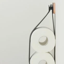 Tiger Reserverolhouder Urban Zwart -InterieurKunst Verkoopwinkel 123 15596