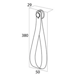 Tiger Reserverolhouder Urban Zwart -InterieurKunst Verkoopwinkel 123 15599
