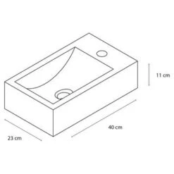 Differnz Fonteinset Cheops Grijs Natuursteen 40x23x11 Cm -InterieurKunst Verkoopwinkel 123 15655