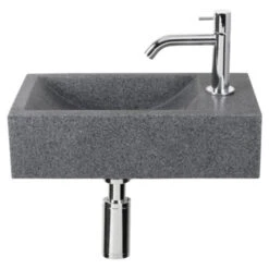 Differnz Fonteinset Cheops Grijs Natuursteen 40x23x11 Cm -InterieurKunst Verkoopwinkel 123 15656