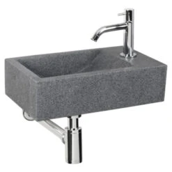 Differnz Fonteinset Cheops Grijs Natuursteen 40x23x11 Cm -InterieurKunst Verkoopwinkel 123 15658