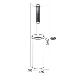 Tiger Toiletborstelhouder Boston Comfort & Safety Hangend RVS 11 Tiger Toiletborstelhouder Boston Comfort & Safety Hangend RVS -InterieurKunst Verkoopwinkel 123 15678