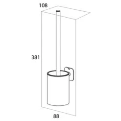 Tiger Wc-Borstelhouder Colar Zwart 21 Tiger Wc-Borstelhouder Colar Zwart -InterieurKunst Verkoopwinkel 123 15715