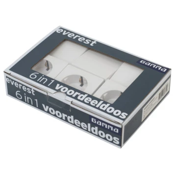 GAMMA Everest Voordeelpack 3x Stopcontact En 3x Schakelaar Wit 3 GAMMA Everest Voordeelpack 3x Stopcontact En 3x Schakelaar Wit - Afbeelding 3