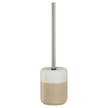 Sealskin Toiletborstelgarnituur Sphere Porcelein Zand 1 Sealskin Toiletborstelgarnituur Sphere Porcelein Zand