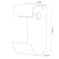 Sealskin WC-rolhouder Brix Metaal Wit -InterieurKunst Verkoopwinkel 123 15784