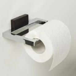 Tiger Toilethouder Zenna Chroom/Wengé -InterieurKunst Verkoopwinkel 123 15791