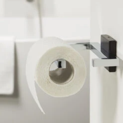 Tiger Toilethouder Zenna Chroom/Wengé -InterieurKunst Verkoopwinkel 123 15792