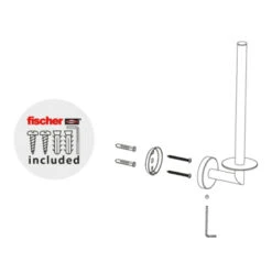 Marho Reserverolhouder Luxor Geborsteld Rvs -InterieurKunst Verkoopwinkel 123 15805