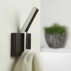 Tiger Haak Zenna Groot Chroom/Wengé -InterieurKunst Verkoopwinkel 123 15819