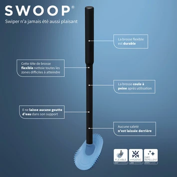 Tiger Toiletborstelhouder TESS Vrijstaand Met Swoop Borstel Blauw/zwart 11 Tiger Toiletborstelhouder TESS Vrijstaand Met Swoop Borstel Blauw/zwart - Afbeelding 11