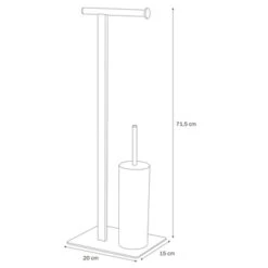 Sealskin Toiletrek Brix Metaal Zwart -InterieurKunst Verkoopwinkel 123 15845