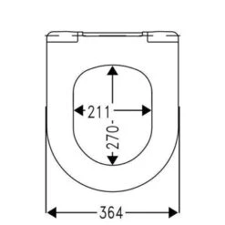 Cedo Vero Beach Wc Bril Wit Softclose D-vorm Duroplast -InterieurKunst Verkoopwinkel 123 15868