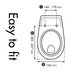 Cedo Vero Beach Wc Bril Wit Softclose D-vorm Duroplast -InterieurKunst Verkoopwinkel 123 15869