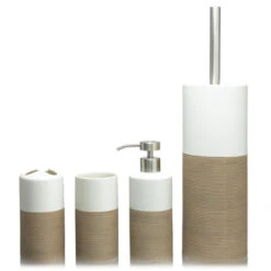 Sealskin Toiletborstelhouder Doppio Ecru -InterieurKunst Verkoopwinkel 123 15884