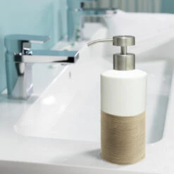 Sealskin Toiletborstelhouder Doppio Ecru -InterieurKunst Verkoopwinkel 123 15885