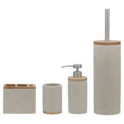 Sealskin Toiletborstelgarnituur Grace Zand -InterieurKunst Verkoopwinkel 123 15894