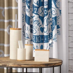 Sealskin Toiletborstelgarnituur Grace Zand -InterieurKunst Verkoopwinkel 123 15895