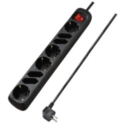 Handson Stekkerdoos 8-voudig RA Zwart 2,5 Meter 7 Handson Stekkerdoos 8-voudig RA Zwart 2,5 Meter -InterieurKunst Verkoopwinkel 123 1590