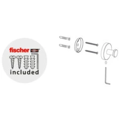 Marho Handdoekhaak Luxor Groot Geborsteld Messing -InterieurKunst Verkoopwinkel 123 15923