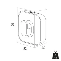 Tiger Handdoekhaak Carv Groot Zwart -InterieurKunst Verkoopwinkel 123 16021