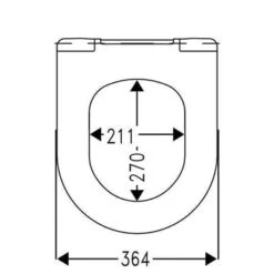 Cedo Vero Beach Wc Bril Pergamon Softclose D-vorm Duroplast -InterieurKunst Verkoopwinkel 123 16064
