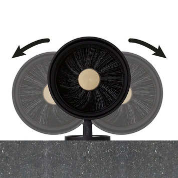 Tiger Tune Toiletborstelhouder Geborsteld Messing/mat Zwart 5 Tiger Tune Toiletborstelhouder Geborsteld Messing/mat Zwart - Afbeelding 5