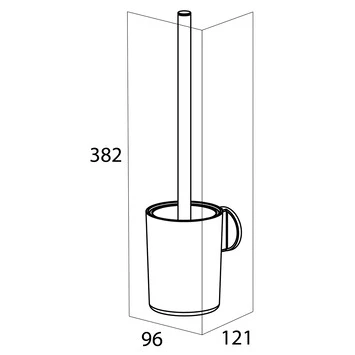 Tiger Tune Wc-borstelhouder Hangend RVS 14 Tiger Tune Wc-borstelhouder Hangend RVS - Afbeelding 14