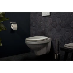 Haceka Toiletrolhouder Ixi Met Klep RVS -InterieurKunst Verkoopwinkel 123 16202