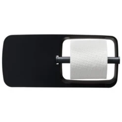 Tiger Toiletrolhouder TESS Met Planchet Zwart/antraciet -InterieurKunst Verkoopwinkel 123 16213