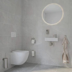 Marho Toiletrolhouder Luxor Zonder Klep Geborsteld Rvs -InterieurKunst Verkoopwinkel 123 16254