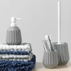 Sealskin Toiletborstel Met Houder Arte Grijs -InterieurKunst Verkoopwinkel 123 16365