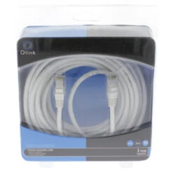 Q-Link UTP Kabel CAT6 AWG26 2RJ45 10 Meter Wit -InterieurKunst Verkoopwinkel 123 1639