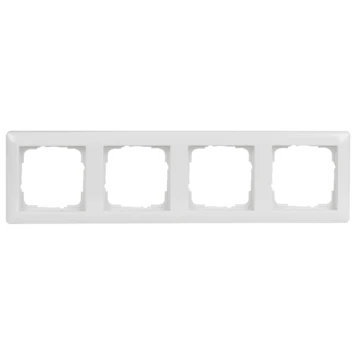Gira ST55 Afdekraam 4 Voudig Wit 1 Gira ST55 Afdekraam 4 Voudig Wit