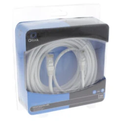 Q-Link UTP Kabel CAT6 AWG26 2RJ45 10 Meter Wit -InterieurKunst Verkoopwinkel 123 1641