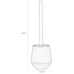 Sealskin Toiletborstel Met Houder Arte Wit -InterieurKunst Verkoopwinkel 123 16454