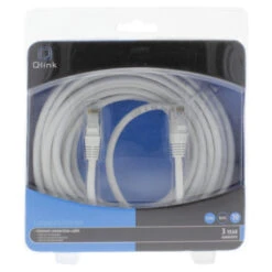 Q-Link UTP Kabel CAT6 AWG26 2RJ45 10 Meter Wit -InterieurKunst Verkoopwinkel 123 1648